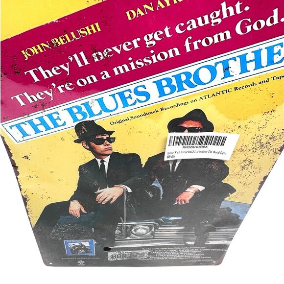 New in Package Blues Brothers Wall Decor Indoor Tin Metal sign - Picture 3 of 4